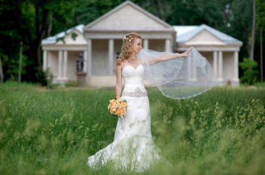 Zarif gelin buketi Park ile