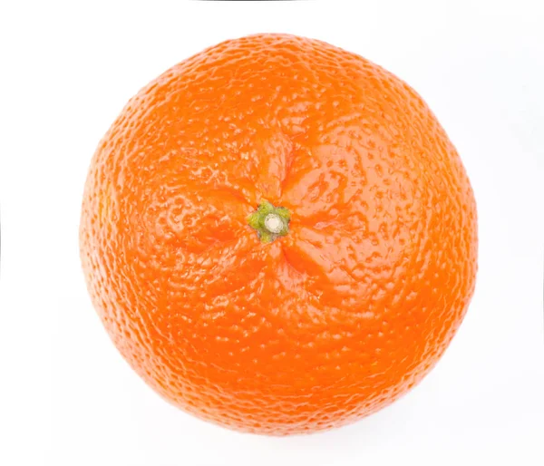 Ripe orange isolated on white background — Stock Photo, Image