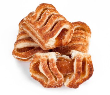 Elma ve kayısı reçeli üzerinde izole ile tatlılar görmek 