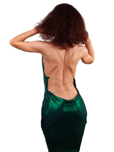 A nő egy ábra mutatja. Kortalan női test több mint 40 — Stock Fotó