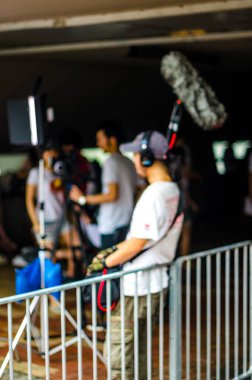 Bulanık resim, arka plan, film film seti