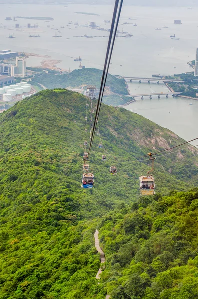 Hong Kong Cable Car at Ngong Ping — Stock Photo, Image