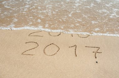 Yeni yıl 2017 kavramdır geliyor
