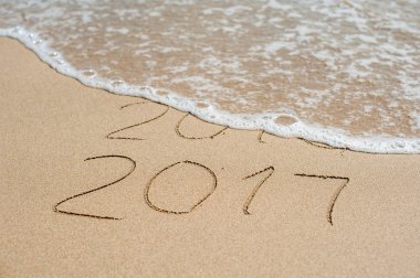 Yeni yıl 2017 kavramdır geliyor