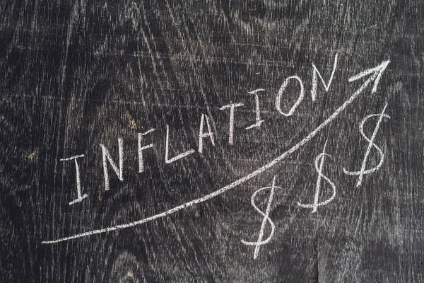 Inflationsdiagramm — Stockfoto