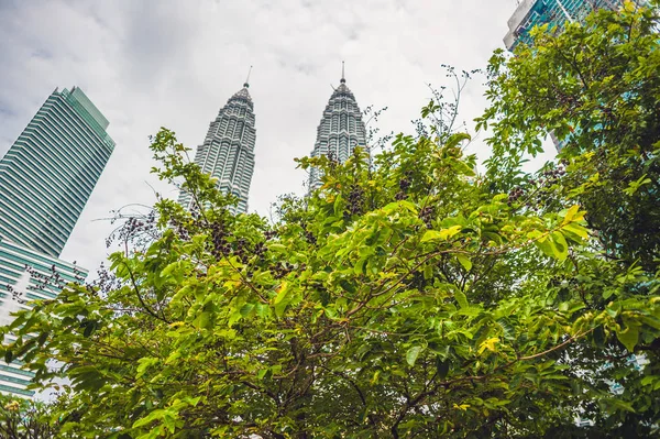 Petronas Torens in Kuala Lumpur, Maleisië. — Stockfoto