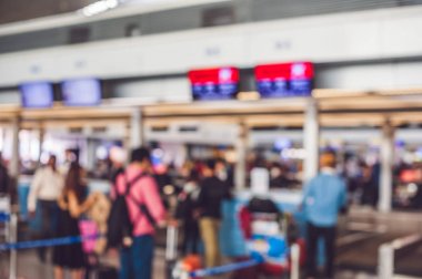 insanların havaalanında arka plan