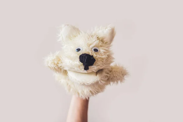 Perro espectáculo de marionetas — Foto de Stock