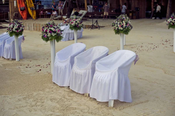 Beautiful wedding set up — Stock Photo, Image