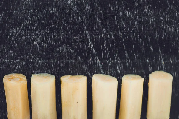 şeker kamışı parçaları