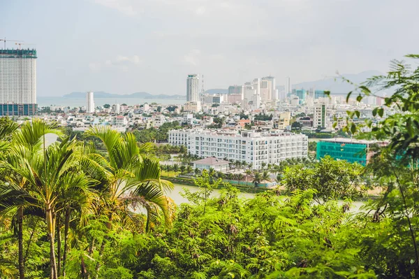 Nézet Nha Trang és Bay, Dél-Kína — Stock Fotó