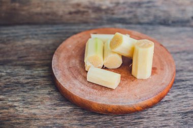 şeker kamışı parçaları