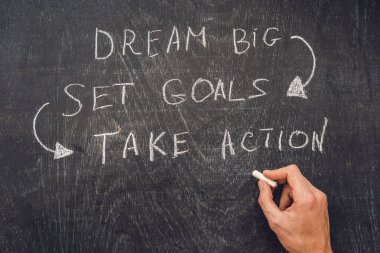 Büyük dream - hedef - harekete geçin