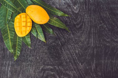 Mango ve mango yaprakları
