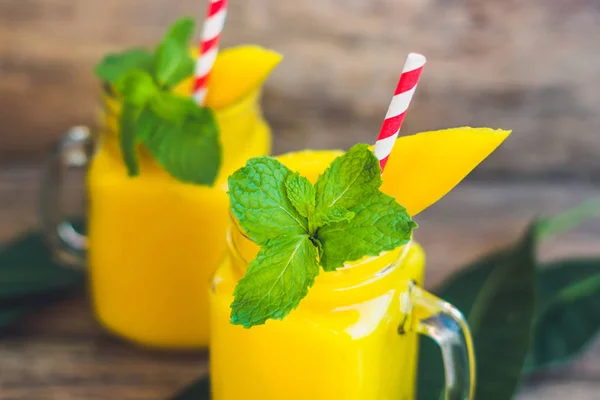 Mango Juicy smoothie — Stock Fotó