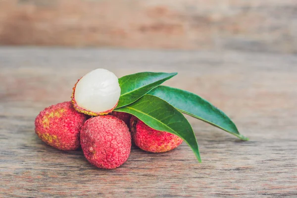 Frutos de litchi frescos — Fotografia de Stock