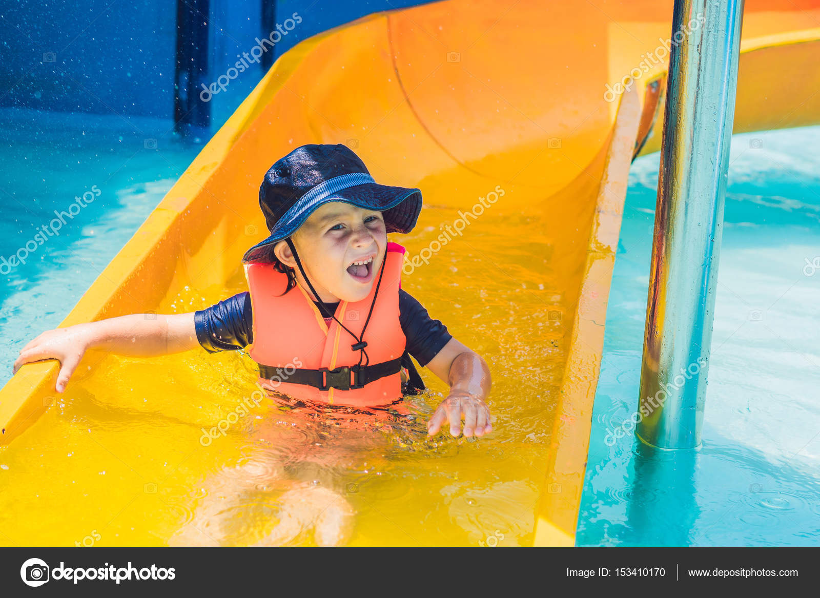 boy slides