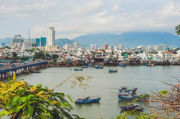 Nha Trang és Nha Trang Bay — Stock Fotó