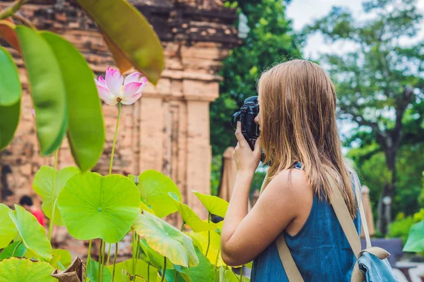 Touristin in Vietnam — Stockfoto