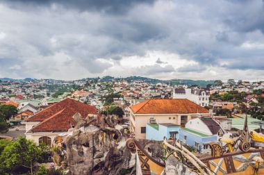 Dalat şehir görünümünü