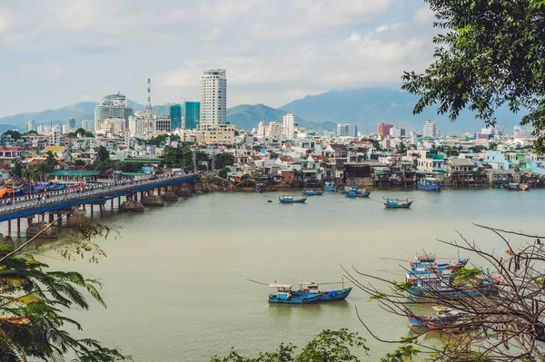 Gyönyörű kilátás a Nha Trang — Stock Fotó