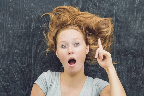 Mujer con espacio para el texto —  Fotos de Stock