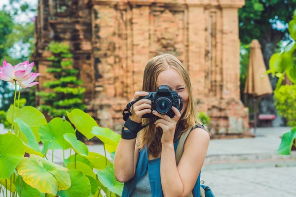 Kadın turist Vietnam — Stok fotoğraf