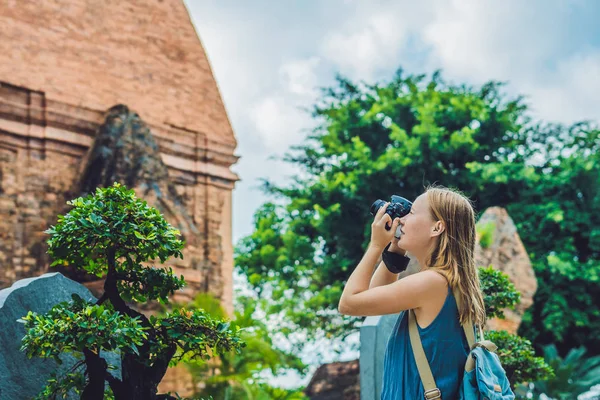 Kadın turist Vietnam — Stok fotoğraf