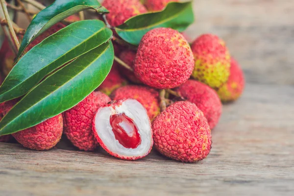 Frutos de litchi frescos — Fotografia de Stock