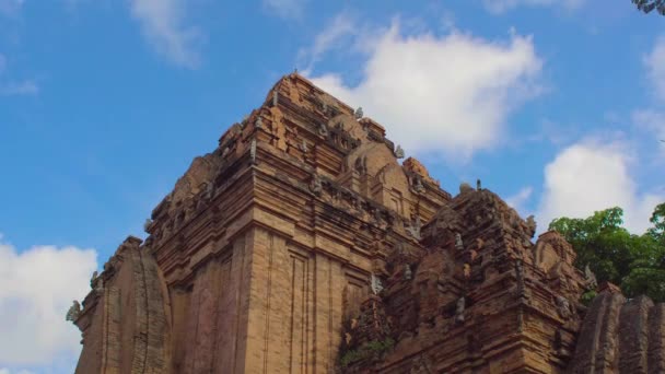 Храм Понагар. Вьетнам . — стоковое видео