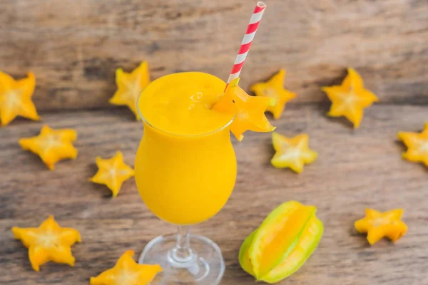 Frullati di mango e carambola — Foto Stock