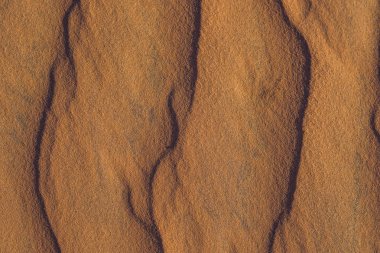 Çölde dalgalar ile kum
