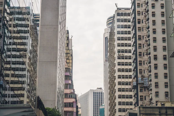 Épületek központi Hong Kong. — Stock Fotó