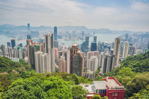 Hong kong Panorama — Stock fotografie