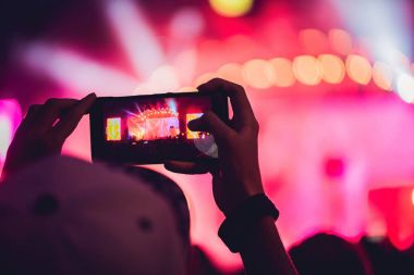 Rock konseri ve çekici Fotoğraflar zevk insanlar 