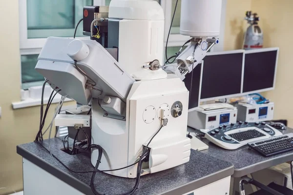 Scannen van Scannende Elektronen Microscoop — Stockfoto