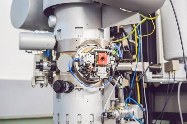 Трансмиссия Электронного Микроскопа Научной Лаборатории — стоковое фото
