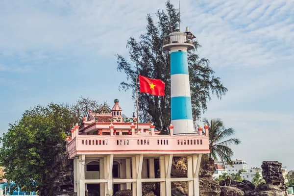 Dinh Cau Lighthouse Symbol Island Phu Quoc Vietnam Phu Quoc — Stock Photo, Image