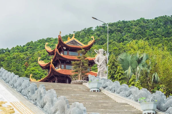 Belo Templo Budista Encosta Phu Quoc Vietnã — Fotografia de Stock