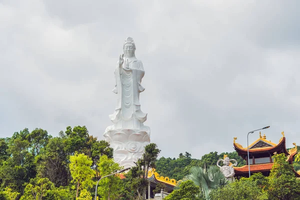 Vackra Buddhistiska Tempel Sluttning Och Phu Quoc Vietnam — Stockfoto