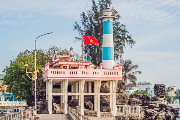 Dinh Cau Lighthouse Symbol Island Phu Quoc Vietnam Phu Quoc — Stock Photo, Image