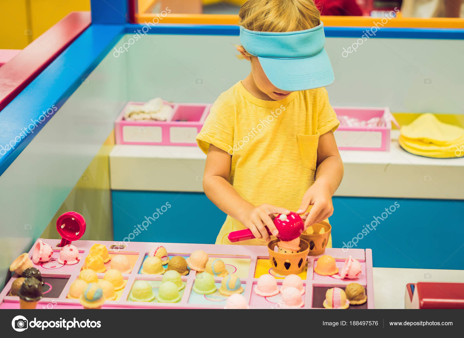 children's play ice cream shop
