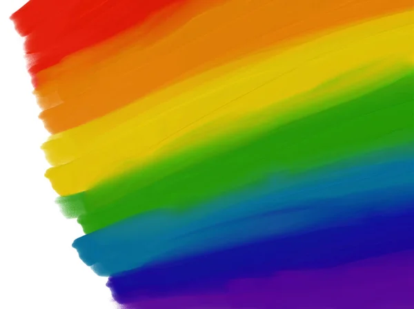 Abstrato arco-íris oill pintado fundo digital, espaço de cópia — Fotografia de Stock
