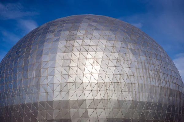 The large brilliant dome of the astronomical observatory — Stock Photo, Image