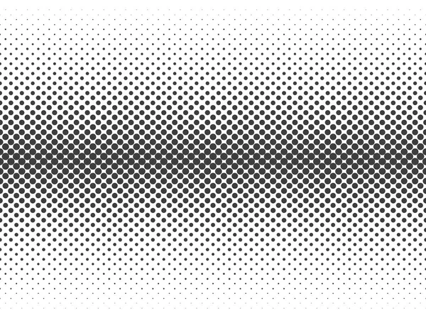 Abstrakter Halbton. schwarze Punkte isoliert auf weißem Hintergrund. Halbtonvektorillustration. trendiger Stil, nahtlos — Stockvektor