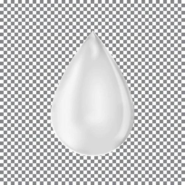 Süt bırak. Şeffaf damlacık vektör.