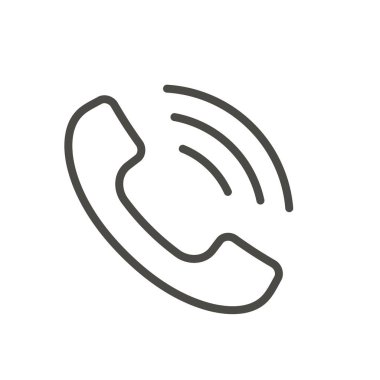 Telefon simge vektör. Hat telefon simgesi.