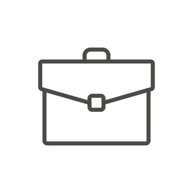 Portföy simge vektör. Satır iş durum simgesi.