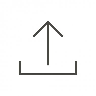 Simge vektör yükle. Satır yükleme simgesi.