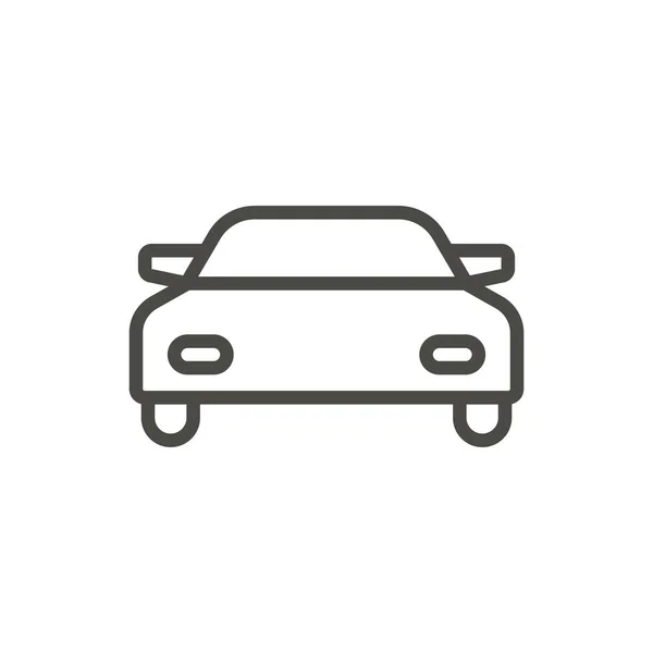 Icono del coche vector. Línea auto símbolo . — Foto de Stock